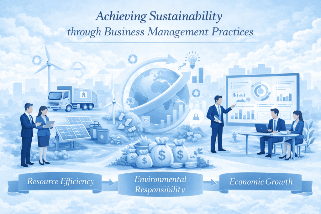 Achieving Sustainability through Business Management Practices